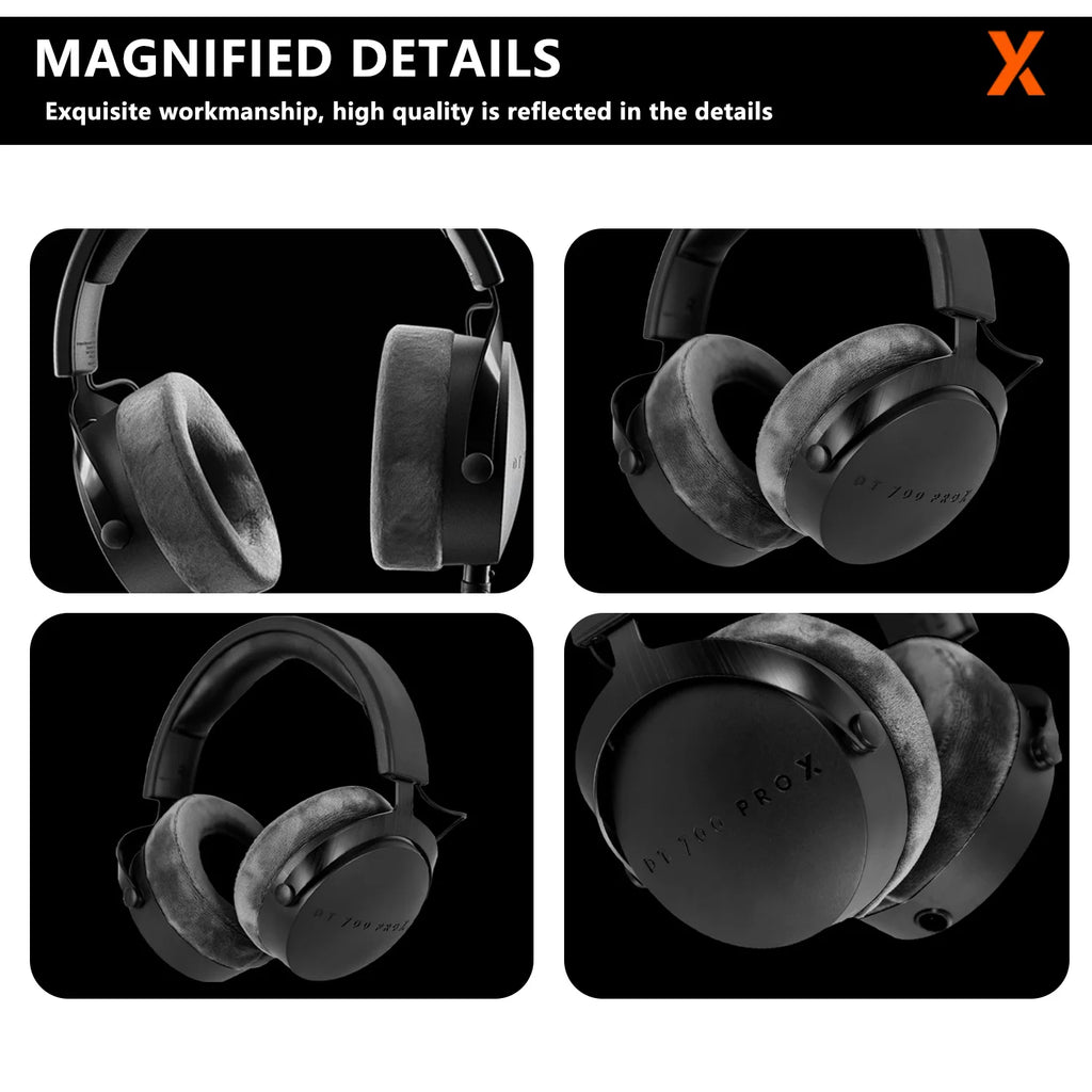 DT700 PRO X Professional HIFI Monitoring Headphones, Closed-Back, 48 Ohm, Comfortable Fit, Ideal for Music Production and Gaming