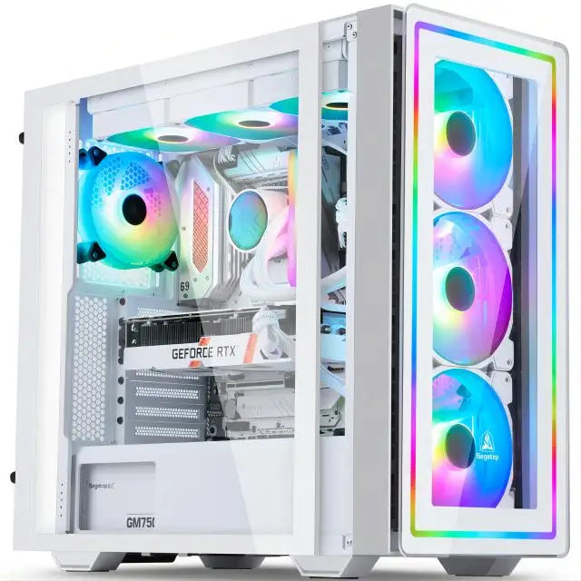 Aotesier Hot selling gamer desktop computer build in Win10 16GB Ram SSD 256G GTX 1050Ti Core E5-2650 processor new gaming pc