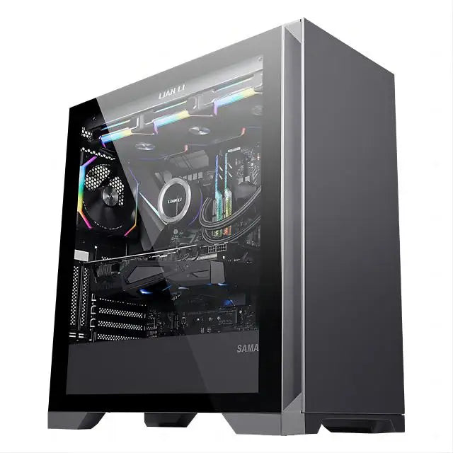 Aotesier Hot selling gamer desktop computer build in Win10 16GB Ram SSD 256G GTX 1050Ti Core E5-2650 processor new gaming pc