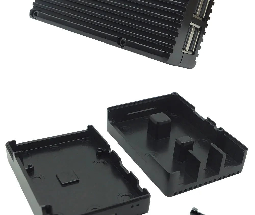 Raspberry Pi 3 Model B  Aluminum Alloy Case Passive Cooling Shell Metal Enclosure Heat Dissipation for Raspberry pi 3B/3B+