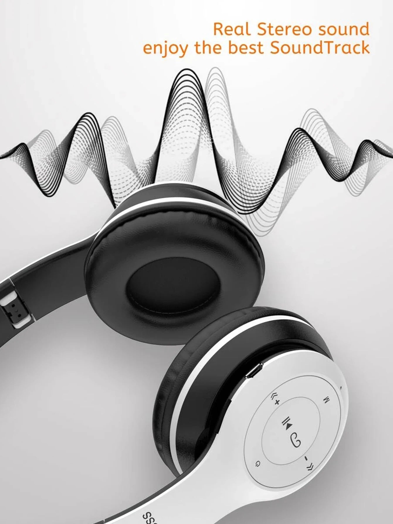 P47 Wireless Bluetooth Headphone With Microphone Foldable Headsets Bass HiFi Sound Music Stereo Earphone For Smartphones TV Game