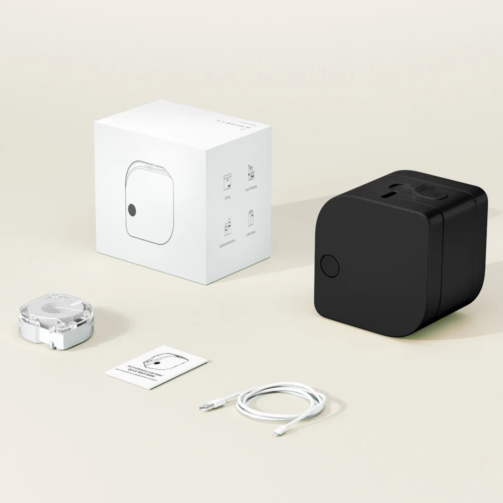 Phomemo P12PRO Portable Label Printer Wireless Bluetooth Label Makers Compatible Multiple-Material Labels with 12mm Label Tape