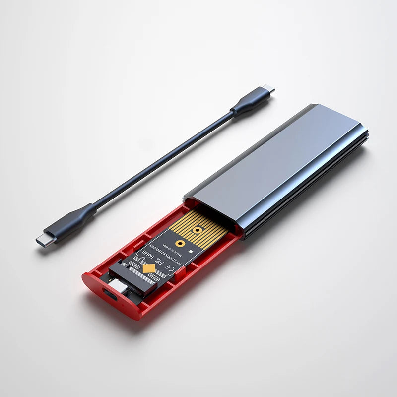 NVME Enclosure Type C USB 3.1 10G Adapter Case SSD M2 NVME External Case NVME USB SSD Enclosure Aluminium M.2 Case Box Tool Free