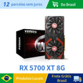 Veineda Graphics Card RX 5700XT 8GB  GPU GDDR6 256Bit 8pin+6pin 7nm DP*3 HDMI*1  Video Card Support Desktop CPU placa de video