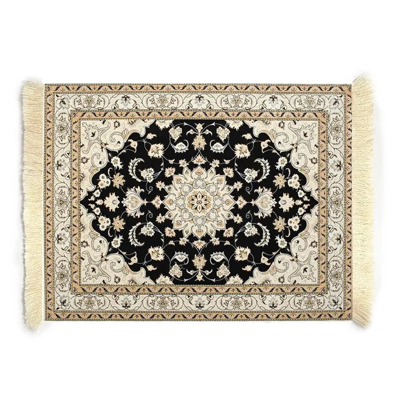 Mairuige Mini Persian Carpet Mouse Pad Desk Computer Notebook Mouse Mat Tea Coaster Pet Pad Multifunctional Anti-slip Desk Pad