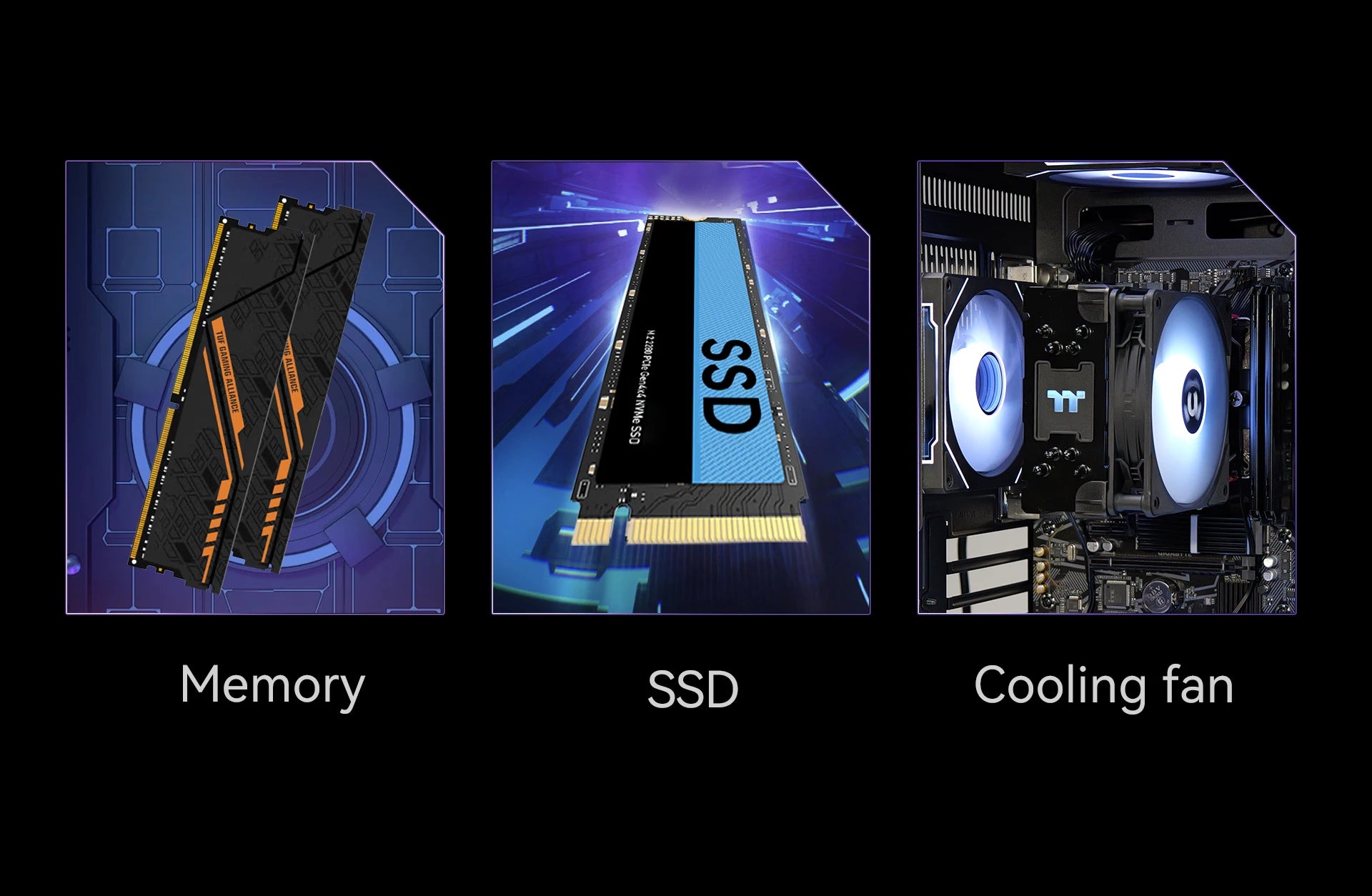 YEAH MAGIC Gaming Desktop AMD Ryzen 5 5600GT 3.9GHz 16GB(8G*2) DDR4 3200 1T NVME SSD ARGB 7 Fans Win 11 Home Gamer Desktop PC