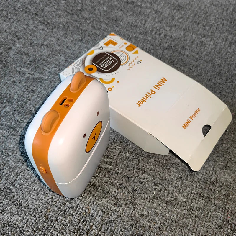 HD Meow Mini Label Printer Thermal Portable A8 Printers Sticker Transparent Paper 57mm Inkless Wireless 203dpi Android IOS Phone