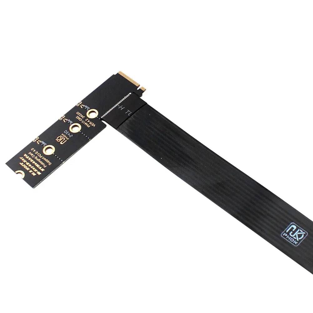 M.2 NVMe SSD Extension Cable Solid Drive Riser Card M.2 SSD PCI-Express 4.0 X4 M Key Extender for M.2 2230 2242 2260 2280 SSD