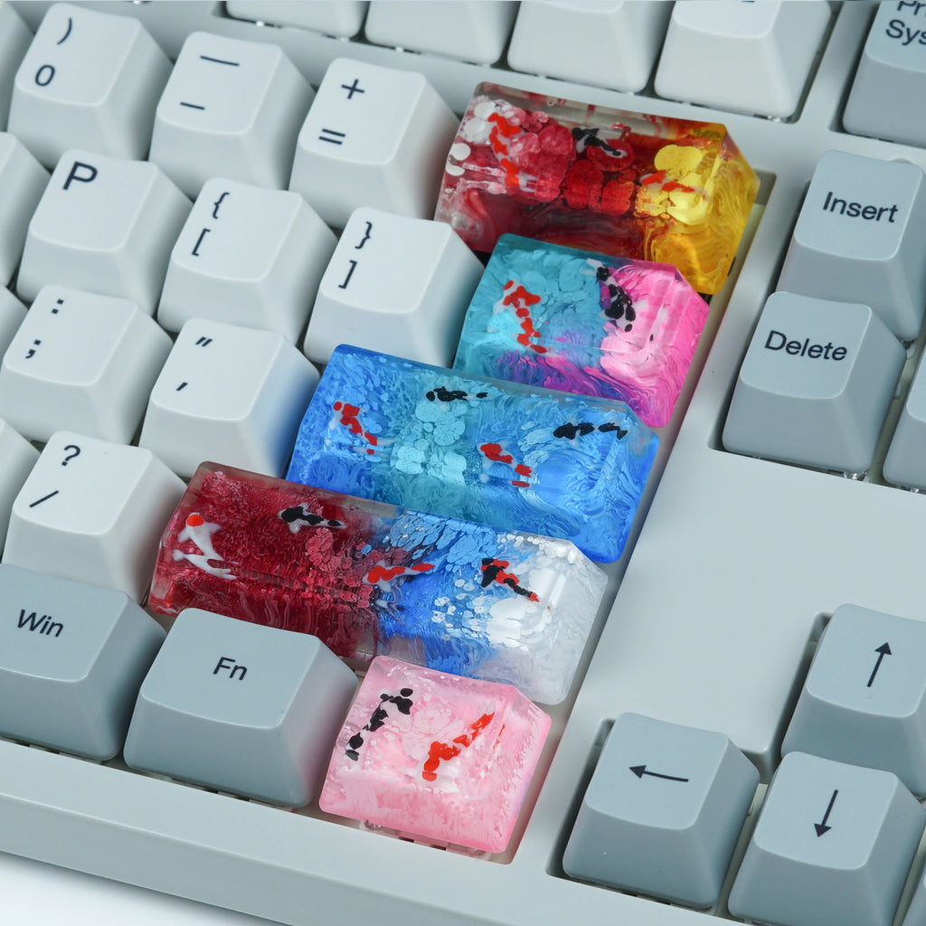 6.25u OEM Profile Custom Spacebar Handmade Resin keycaps Luxury DIY Keycaps For Mechanical Keyboard Mx Switch For GK64 Anne Pro2