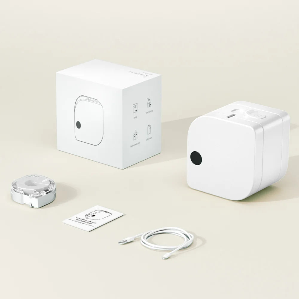 Phomemo P12PRO Portable Label Printer Wireless Bluetooth Label Makers Compatible Multiple-Material Labels with 12mm Label Tape