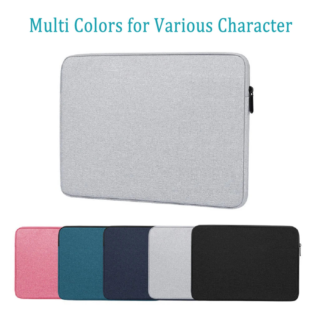 for Oukitel RT8 Tablet Bag Waterproof Canvas Sleeve Zip Pouch Anti-Scratch Microfiber Lining Anti-Drop Carry Case