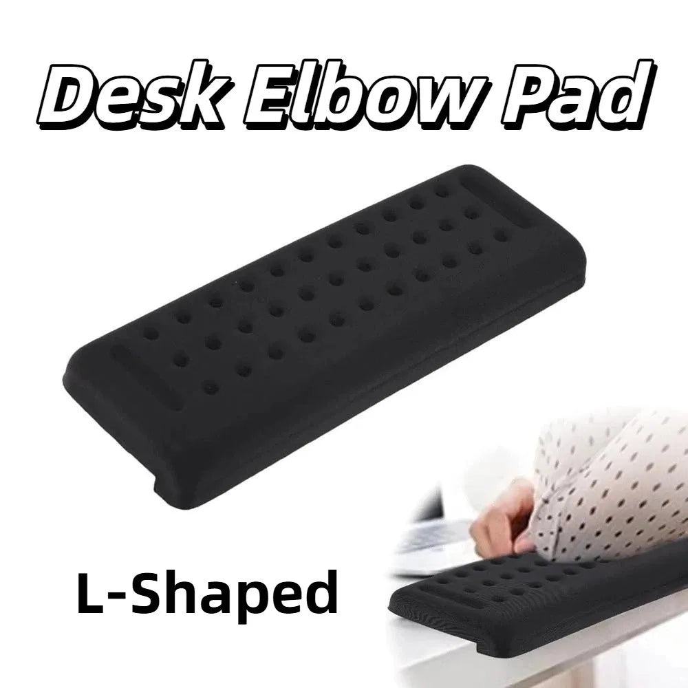 Ergonomic Desk Elbow Pad Soft Cushion L-Shaped Non-slip Arm Cushions Non-slip Slow Rebound Keyboard Hand Rest Office Supplies