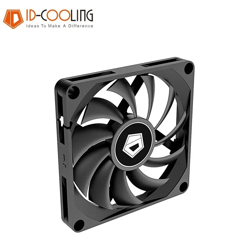 ID-COOLING 8010 80mm Utrl Slim Thinckness 10mm Ultra-Thin PWM Temperature Control 8cm Chassis Cooling Fan