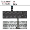 US/RU/SP Laptop Keyboard for ASUS K55V K55 K55A K55VD K55VJ K55VM K55VS A55 A55V A55XI A55DE A55DR R500v R700V F751 X751 X752