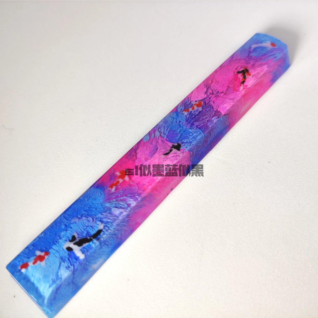 6.25u OEM Profile Custom Spacebar Handmade Resin keycaps Luxury DIY Keycaps For Mechanical Keyboard Mx Switch For GK64 Anne Pro2