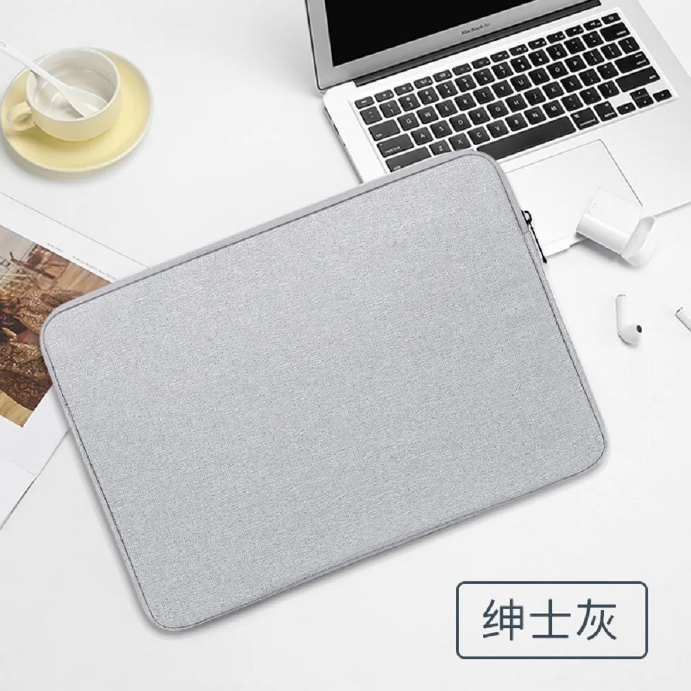 for Oukitel RT8 Tablet Bag Waterproof Canvas Sleeve Zip Pouch Anti-Scratch Microfiber Lining Anti-Drop Carry Case