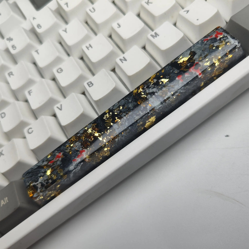 6.25u OEM Profile Custom Spacebar Handmade Resin keycaps Luxury DIY Keycaps For Mechanical Keyboard Mx Switch For GK64 Anne Pro2
