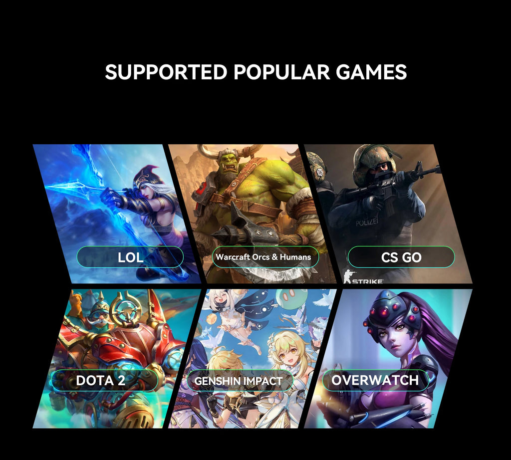 YEAH MAGIC Gaming Desktop AMD Ryzen 5 5600GT 3.9GHz 16GB(8G*2) DDR4 3200 1T NVME SSD ARGB 7 Fans Win 11 Home Gamer Desktop PC