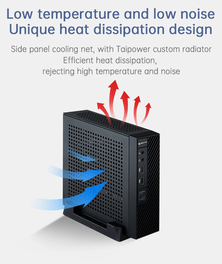 SOYO New Mini PC N5095 Intel 11th 8GB 16GB DDR4 M.2 256GB 512GB 1TB SSD Windows11/10 4K 60Hz HDMI VGA Office Gaming Computer